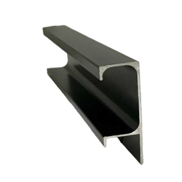 Puxador GAP- 9547 pesado mdf 15mm com ponteira opcional preta